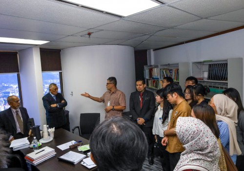 LAWATAN DARI UNIVERSITI SAINS MALAYSIA (JURUSAN IJAZAH SARJANA MUDA PERANCANGAN BANDAR DAN WILAYAH) 