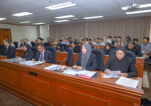 LAWATAN DARI UNIVERSITI SAINS MALAYSIA (JURUSAN IJAZAH SARJANA MUDA PERANCANGAN BANDAR DAN WILAYAH)